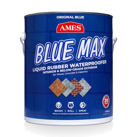 Ames Research Laboratories AMES Blue Max Liquid Rubber Blue Waterproof Coating 1 gal BMX1RG